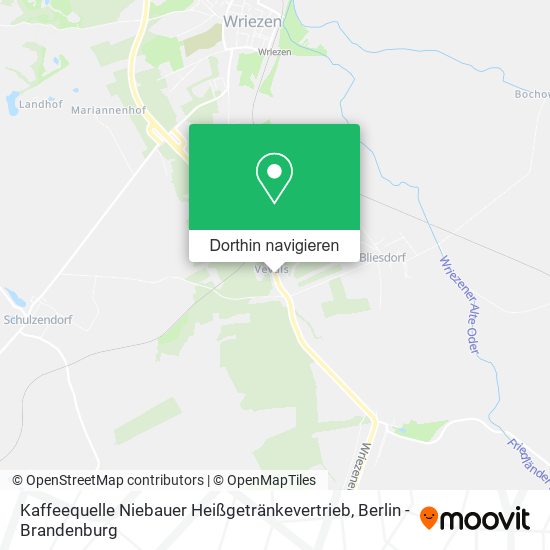 Kaffeequelle Niebauer Heißgetränkevertrieb Karte