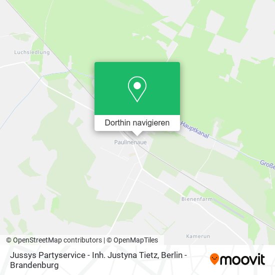 Jussys Partyservice - Inh. Justyna Tietz Karte