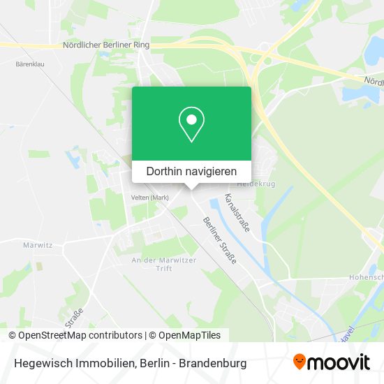 Hegewisch Immobilien Karte