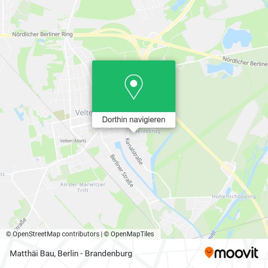 Matthäi Bau Karte