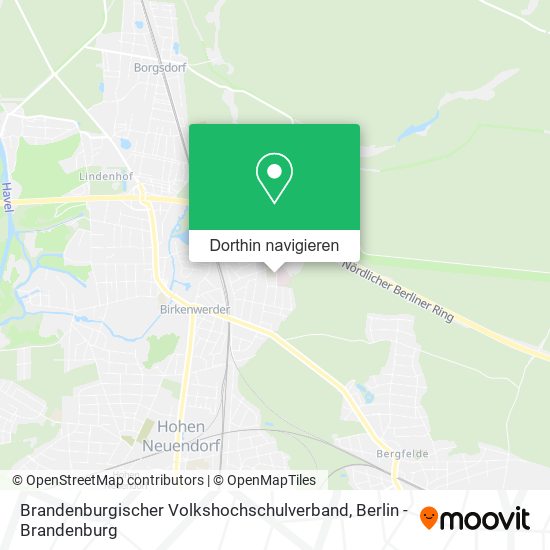 Brandenburgischer Volkshochschulverband Karte