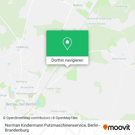 Norman Kindermann Putzmaschinenservice Karte