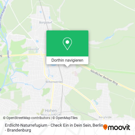 Erdlicht-Naturrefugium - Check Ein in Dein Sein Karte