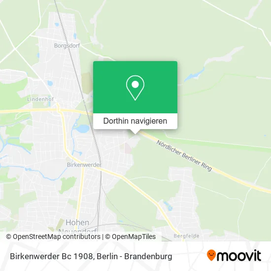 Birkenwerder Bc 1908 Karte