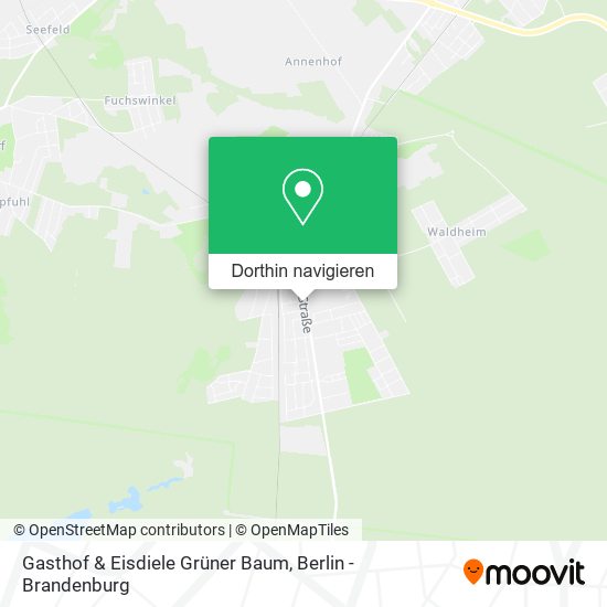 Gasthof & Eisdiele Grüner Baum Karte
