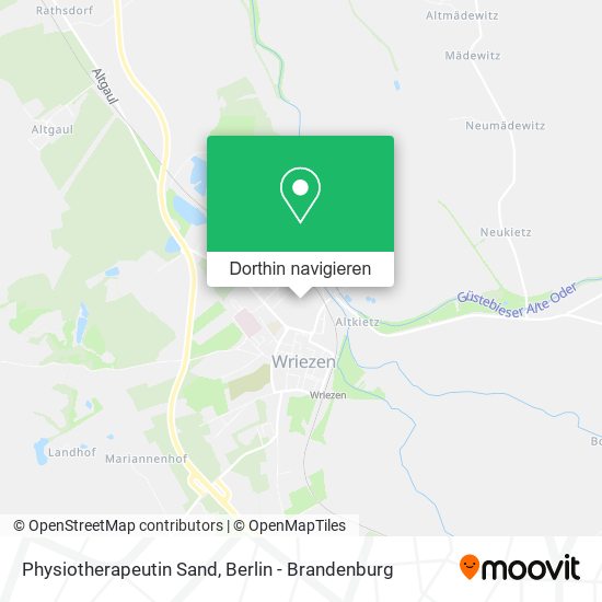 Physiotherapeutin Sand Karte