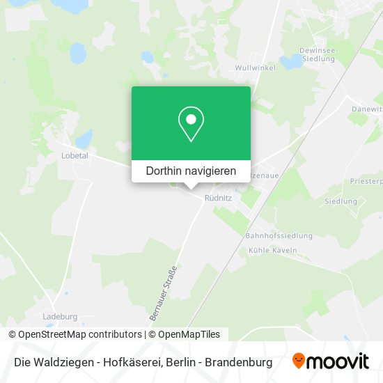 Die Waldziegen - Hofkäserei Karte