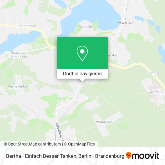 Bertha - Einfach Besser Tanken Karte