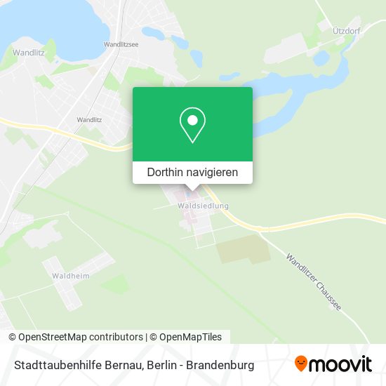 Stadttaubenhilfe Bernau Karte