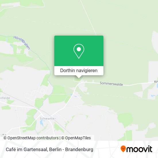 Café im Gartensaal Karte