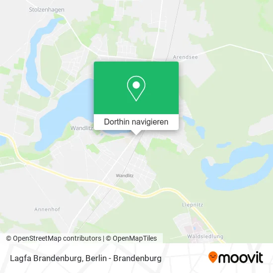 Lagfa Brandenburg Karte
