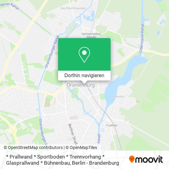 * Prallwand * Sportboden * Trennvorhang * Glasprallwand * Bühnenbau Karte