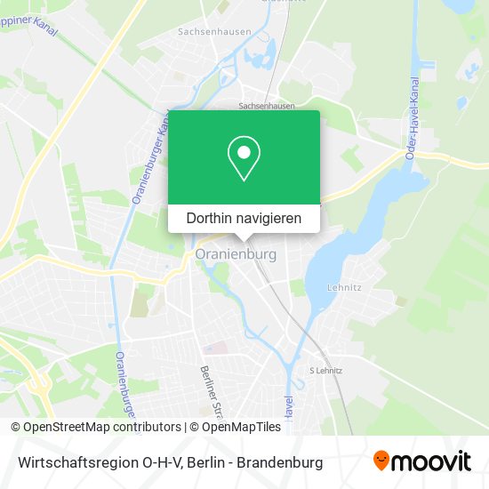 Wirtschaftsregion O-H-V Karte