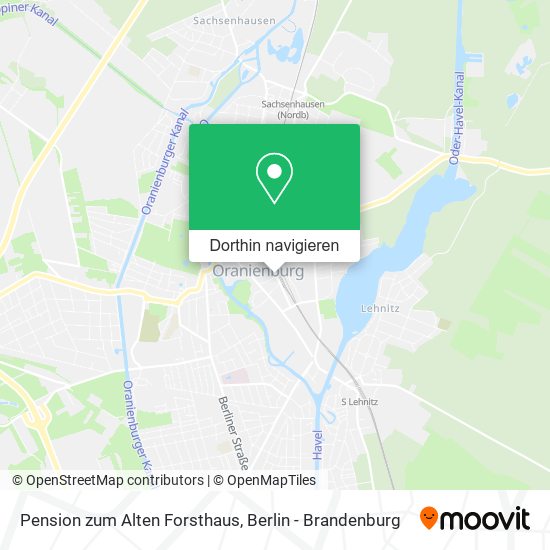 Pension zum Alten Forsthaus Karte