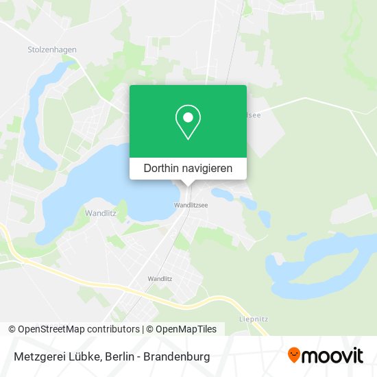 Metzgerei Lübke Karte