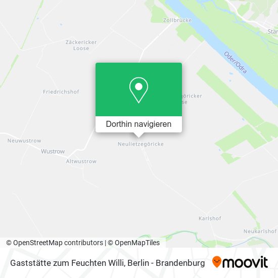 Gaststätte zum Feuchten Willi Karte
