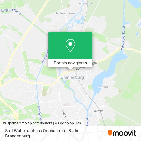Spd Wahlkreisbüro Oranienburg Karte