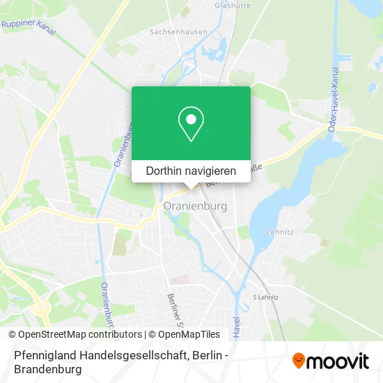 Pfennigland Handelsgesellschaft Karte