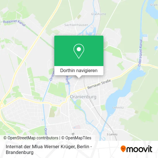 Internat der Mlua Werner Krüger Karte