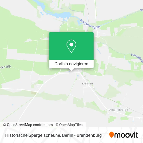 Historische Spargelscheune Karte