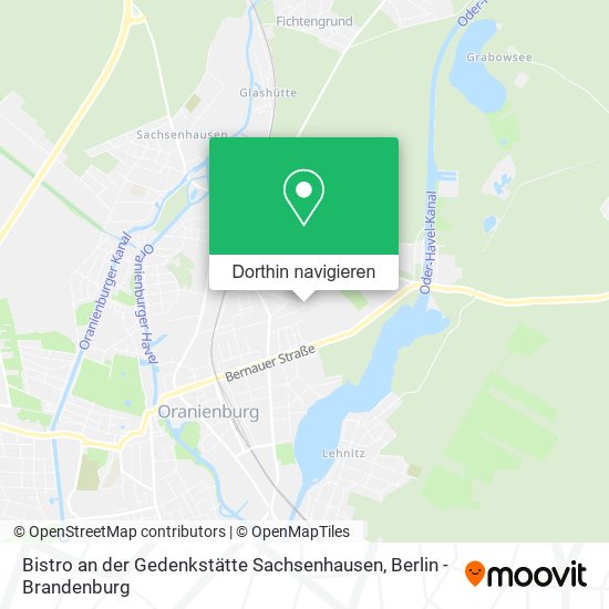 Bistro an der Gedenkstätte Sachsenhausen Karte