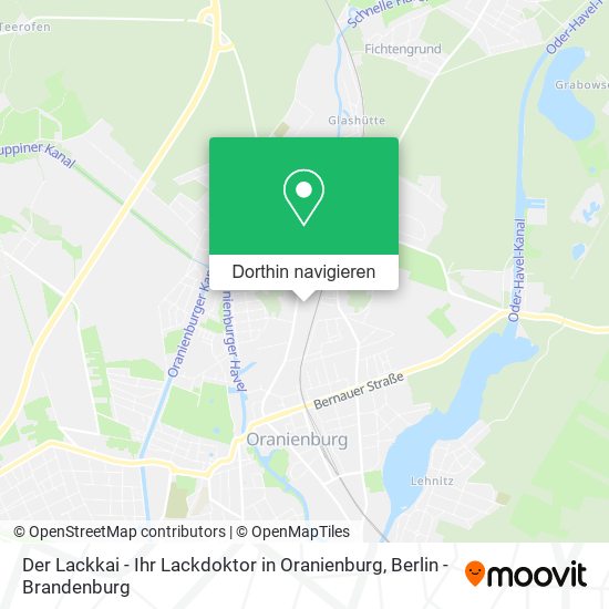 Der Lackkai - Ihr Lackdoktor in Oranienburg Karte