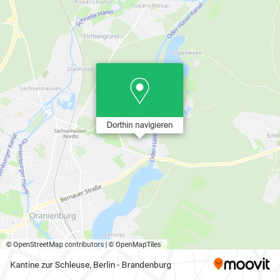 Kantine zur Schleuse Karte