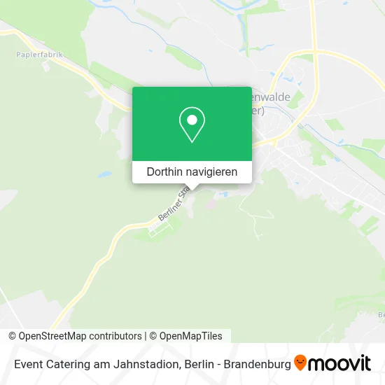 Event Catering am Jahnstadion Karte