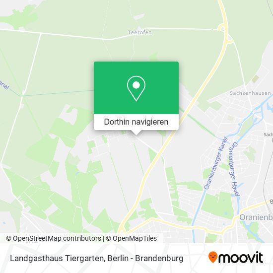 Landgasthaus Tiergarten Karte