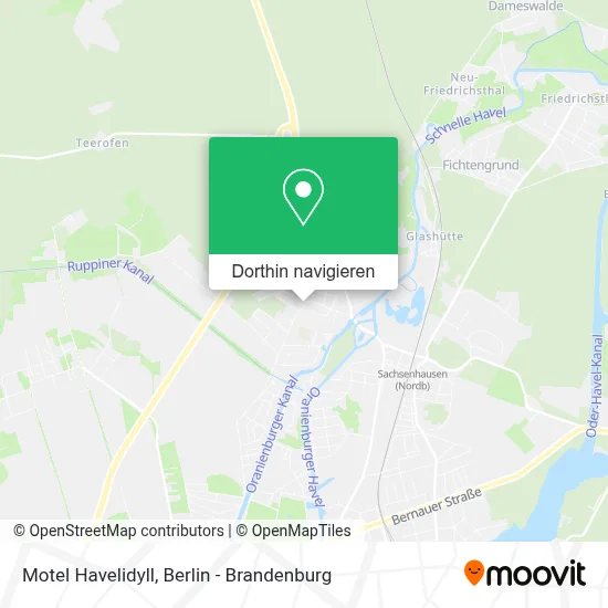 Motel Havelidyll Karte