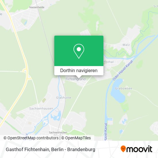 Gasthof Fichtenhain Karte