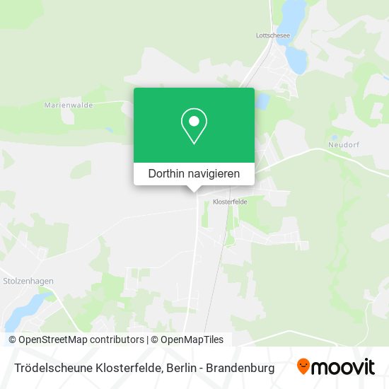 Trödelscheune Klosterfelde Karte