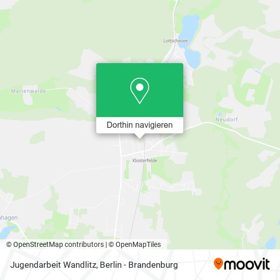 Jugendarbeit Wandlitz Karte