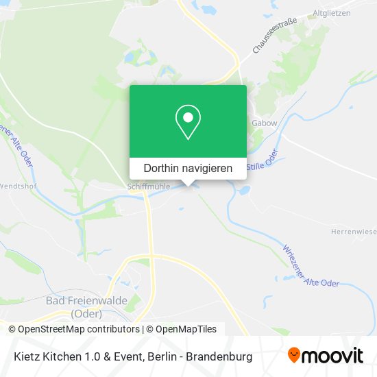 Kietz Kitchen 1.0 & Event Karte