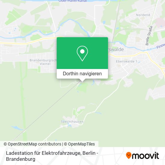 Ladestation für Elektrofahrzeuge Karte