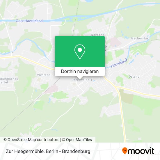 Zur Heegermühle Karte