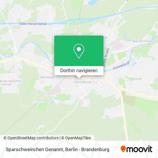 Sparschweinchen Genannt Karte