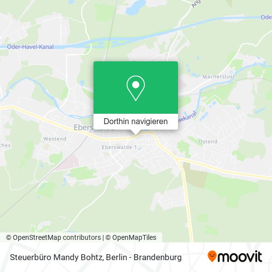 Steuerbüro Mandy Bohtz Karte