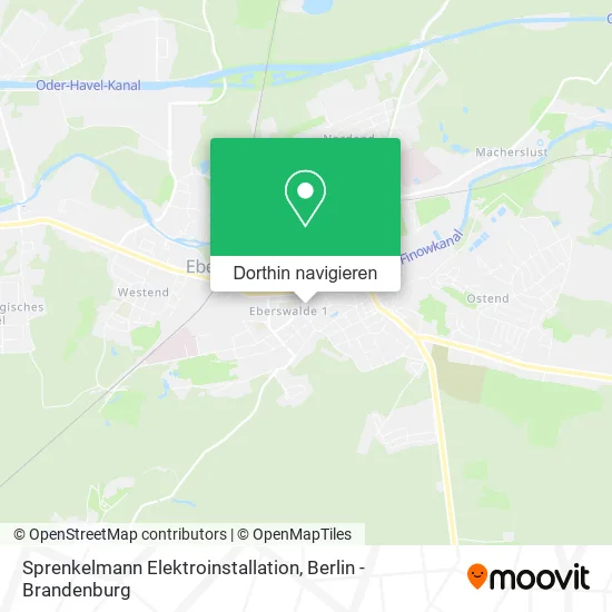 Sprenkelmann Elektroinstallation Karte