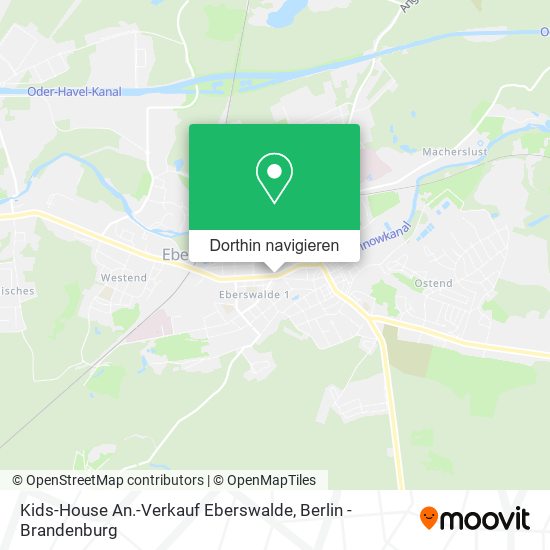Kids-House An.-Verkauf Eberswalde Karte