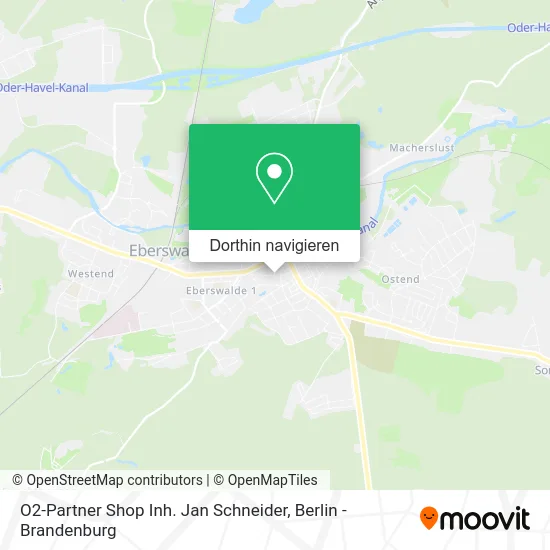 O2-Partner Shop Inh. Jan Schneider Karte