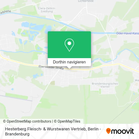 Hesterberg Fleisch- & Wurstwaren Vertrieb Karte