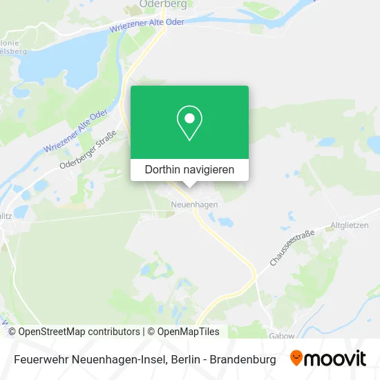 Feuerwehr Neuenhagen-Insel Karte
