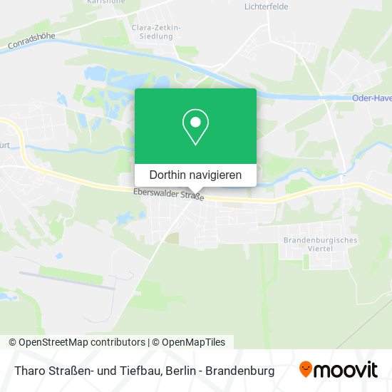 Tharo Straßen- und Tiefbau Karte
