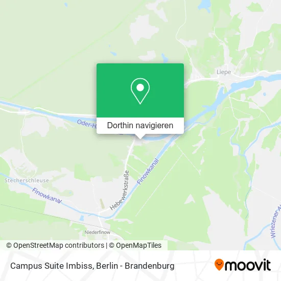Campus Suite Imbiss Karte