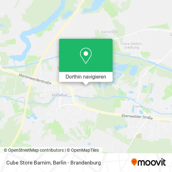 Cube Store Barnim Karte