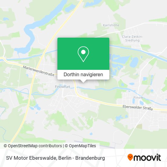 SV Motor Eberswalde Karte