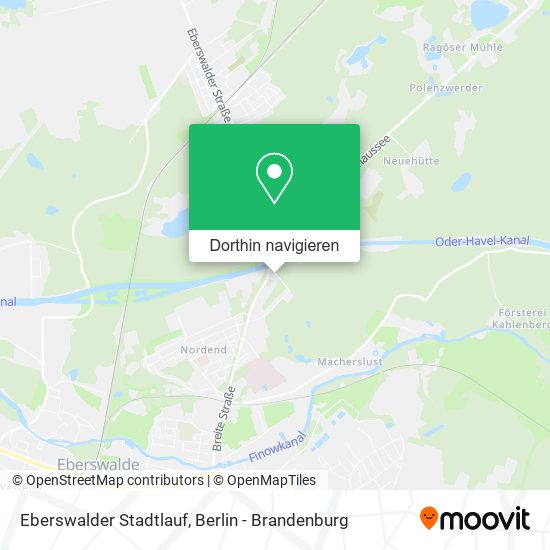 Eberswalder Stadtlauf Karte