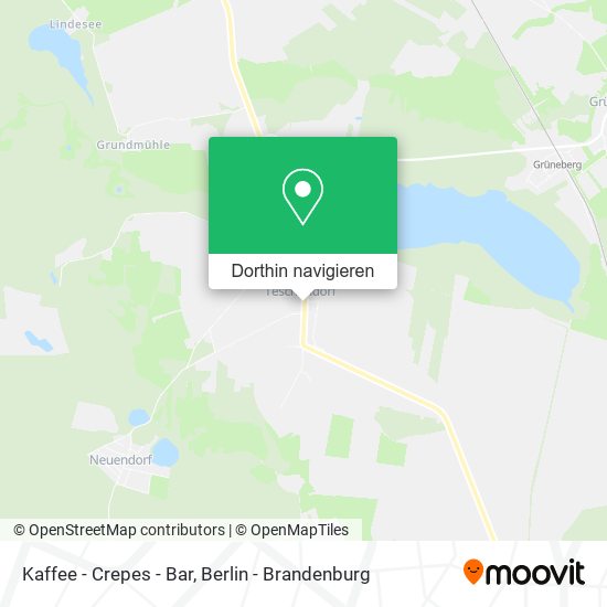 Kaffee - Crepes - Bar Karte