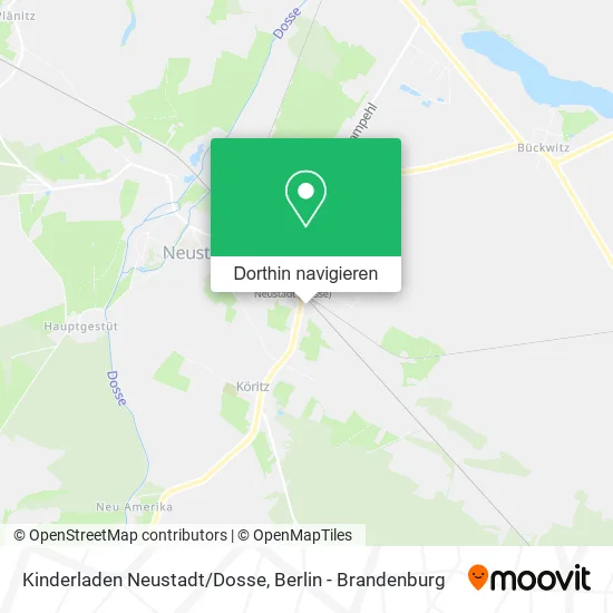 Kinderladen Neustadt/Dosse Karte